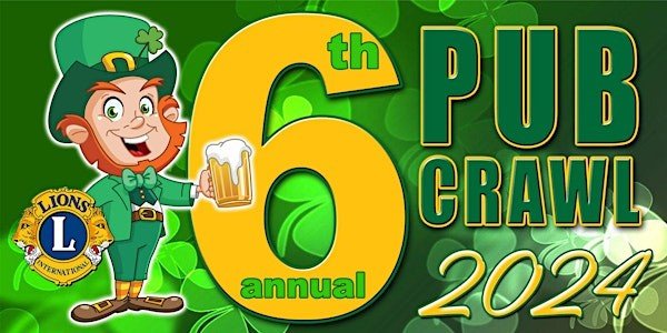 Annual Sedalia Lions Club St. Patrick’s Day Pub Crawl
